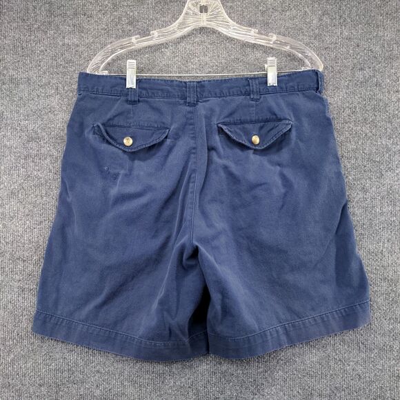Columbia Mens Chino Shorts Blue Size 36 Slash Pockets Cotton - Picture 3 of 14